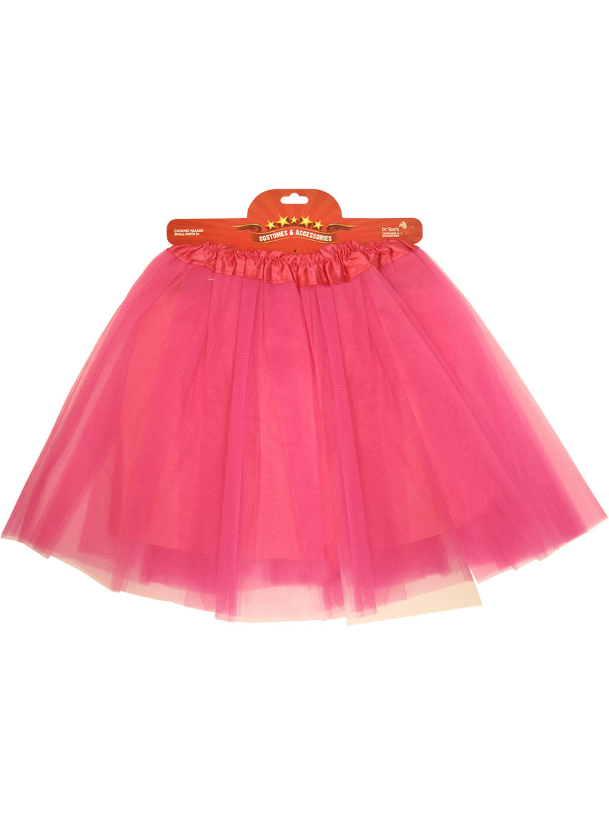 Image of Hot Pink Kids 30cm Basic Costume Tutu