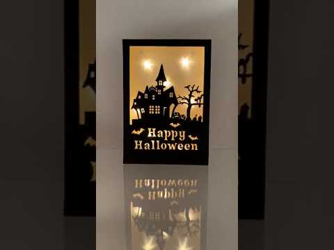 Happy Halloween Haunted House Light Box - Product Video