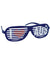 Image of Australian Flag Blue Shutter Shades Costume Glasses