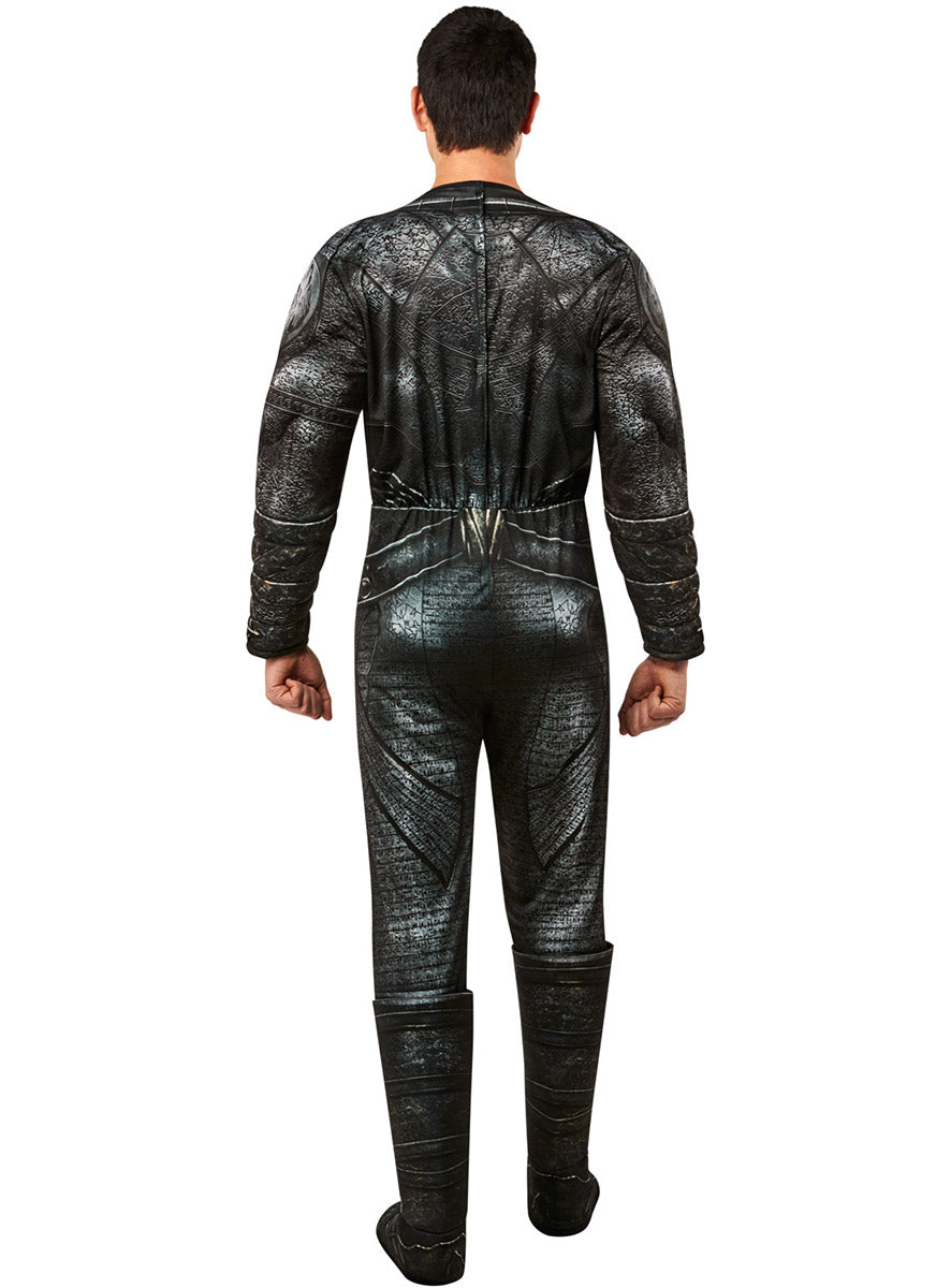 Back Image of Black Adam Mens Deluxe Muscle Chest DC Character Costume