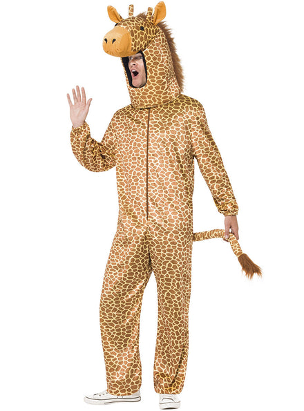 Main image of Giraffe Adults Deluxe Animal Costume Onesie