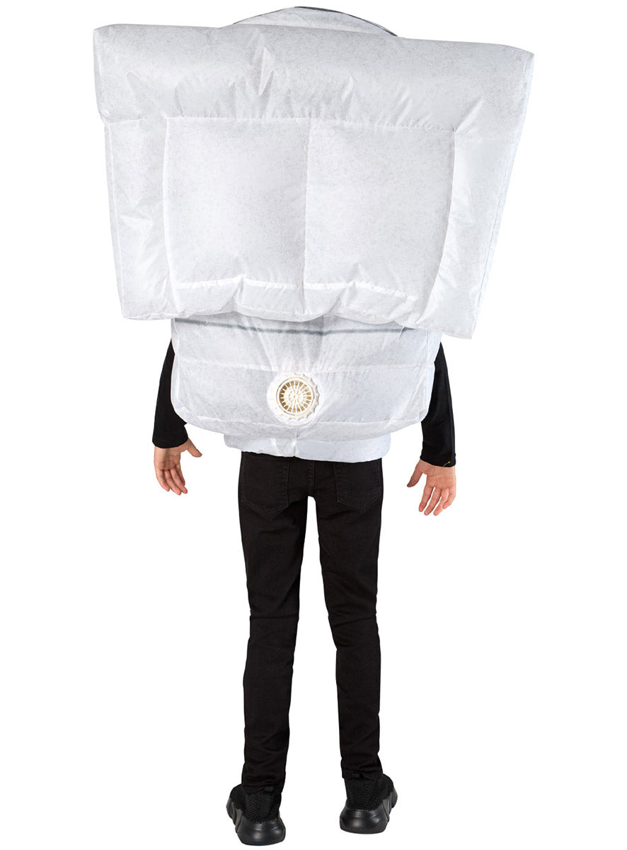 Back Image of Skibidi Toilet Kids Novelty Inflatable Costume