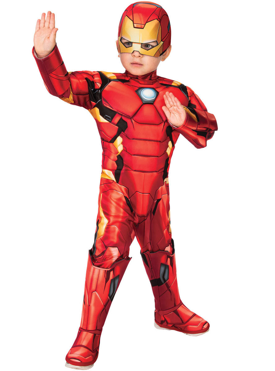 Main Image of Deluxe Iron Man Toddler Boys Superhero Costume