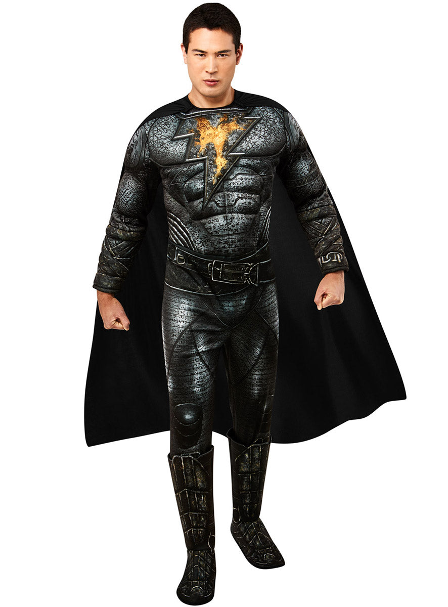 Alternate Image of Black Adam Mens Deluxe Muscle Chest DC Character Costume