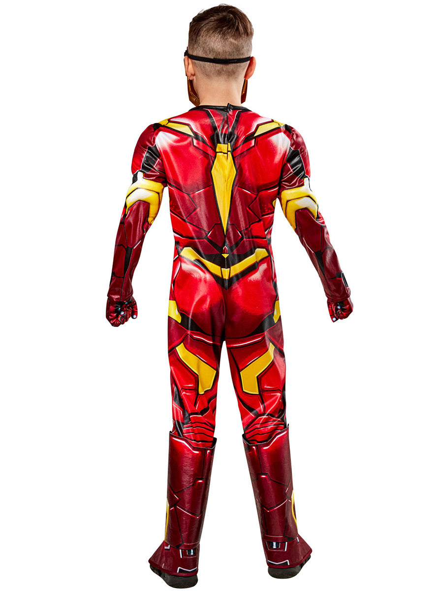 Back Image of Marvel Comics Iron Man Premium Boys Superhero Costume