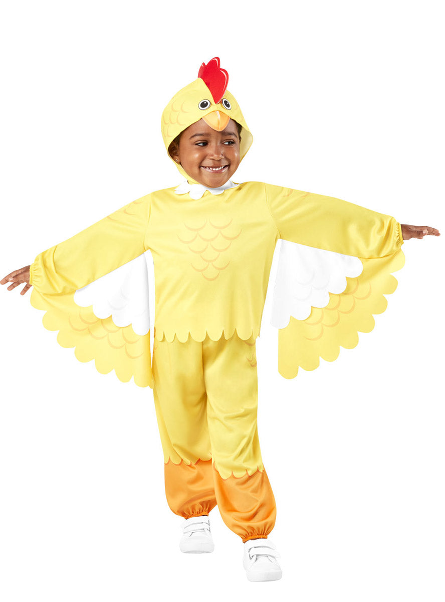 Main Image of Cute Furry Yellow Chicken Toddler Animal Costume