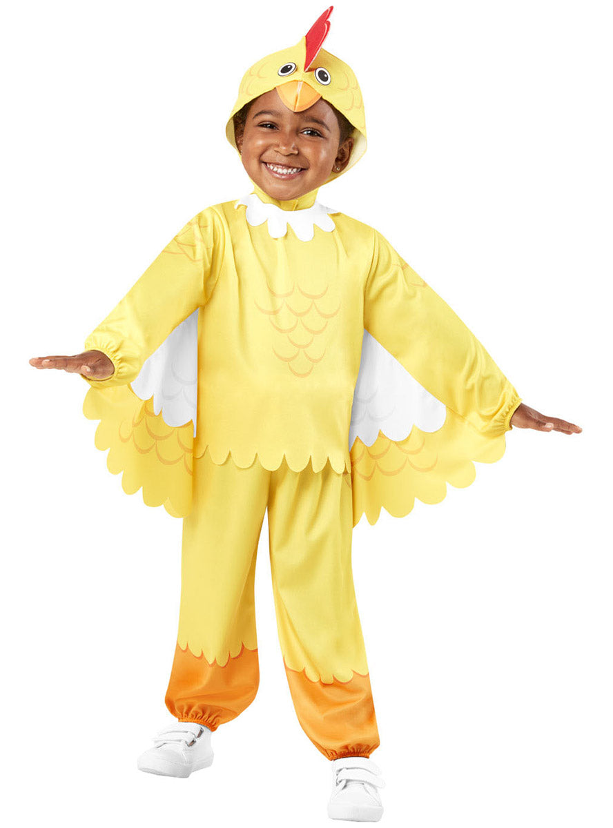 Alternate Image of Cute Furry Yellow Chicken Toddler Animal Costume