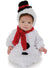 Image of Beloved Infant Kids White Snowman Bunting Costume