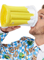 Image of Inflatable Oktoberfest Beer Stein Costume Accessory - Main Image