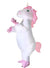 Image of Inflatable White Unicorn Adult's Dress Up Costume - Front View