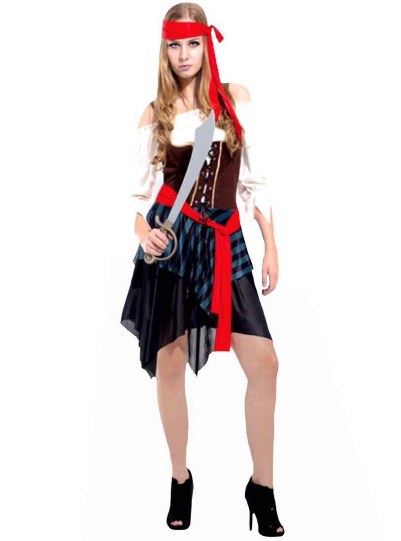 Women's Cheap Pirate Fancy Dress Costume