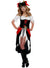 Red, Black and White Womens Pirate Costume