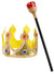 Image of Royal Crown and Sceptre Gold Accessory Set