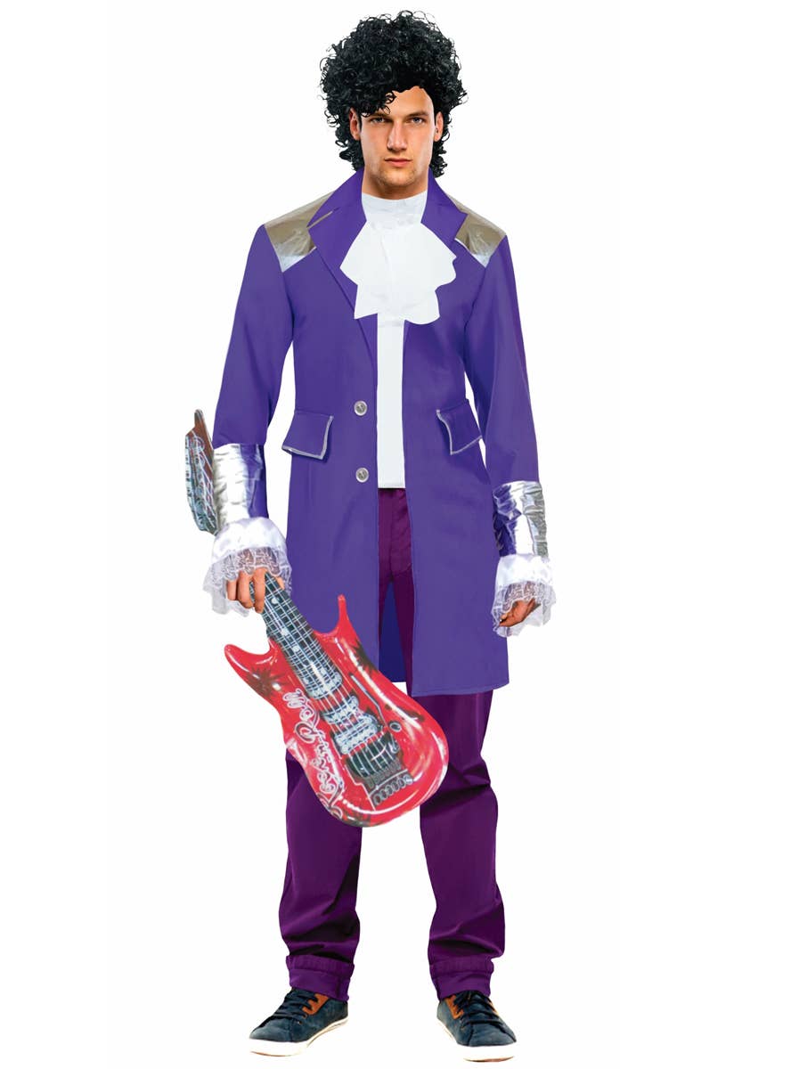 Men's Purple Prince Musician Costume - Main Image