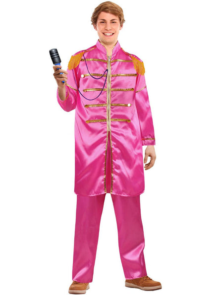 Mens Pink Sergeant Peppers Beatles Jacket