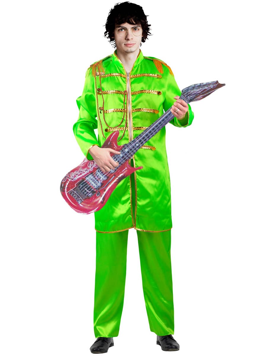 Green Sergeant Peppers Beatles Costume for Men - Main Image