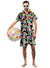 Men's Hawaiian Tropical Print Fancy Dress Costume