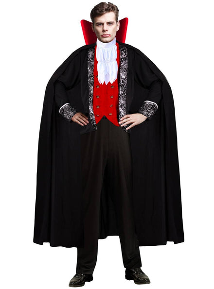 Men's Vampire Prince of Darkness Halloween Costume - Main Image