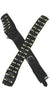 Over Shoulder Novelty Faux Leather Black And Gold Ammunition Bullet Belt Costume Accessory Main Image