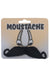 Curled Black Self Adhesive Costume Moustache