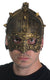 Antique Bronze Latex Gladiator Costume Helmet