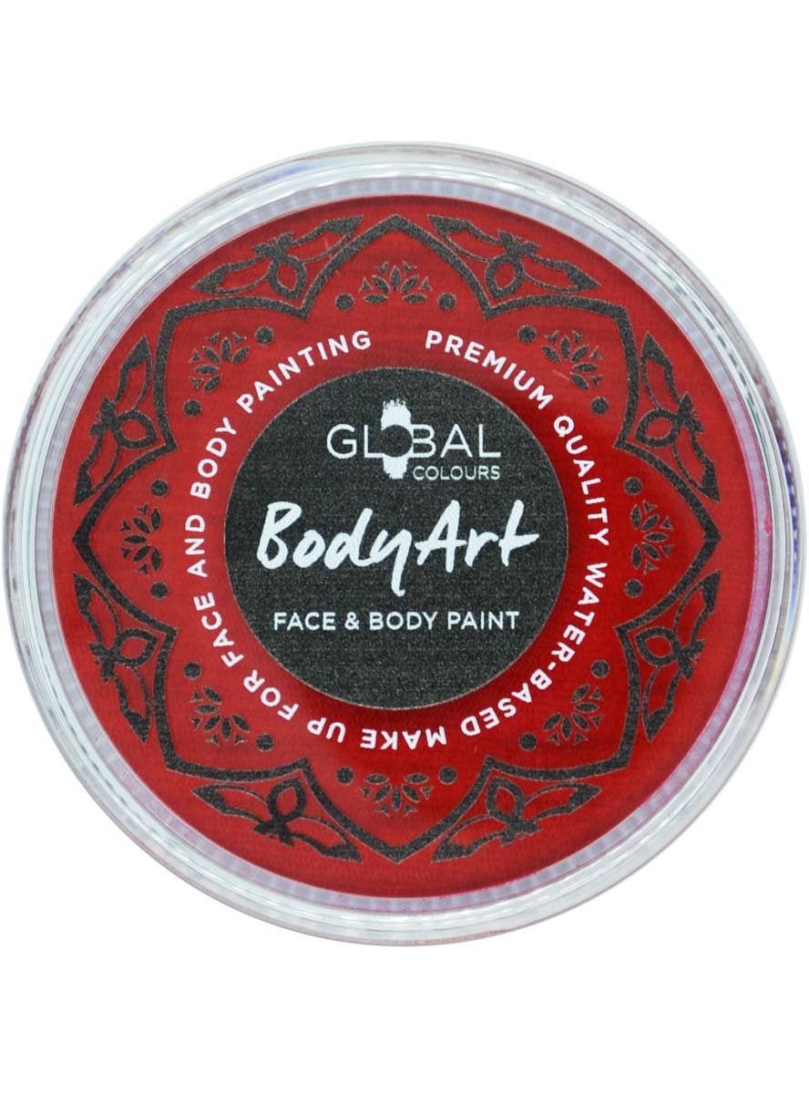 Red Water Based Face and Body Cake Makeup - Front Image