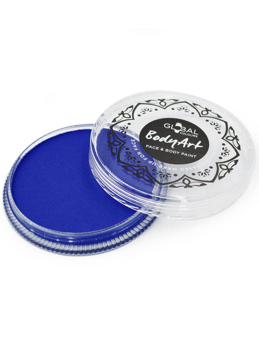 Ultra Blue Professional Quality Cake Face and Body Face Paint Makeup - Alternate Image