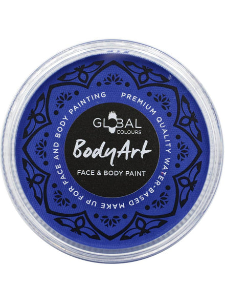 Ultra Blue Professional Quality Cake Face and Body Face Paint Makeup - Front Image