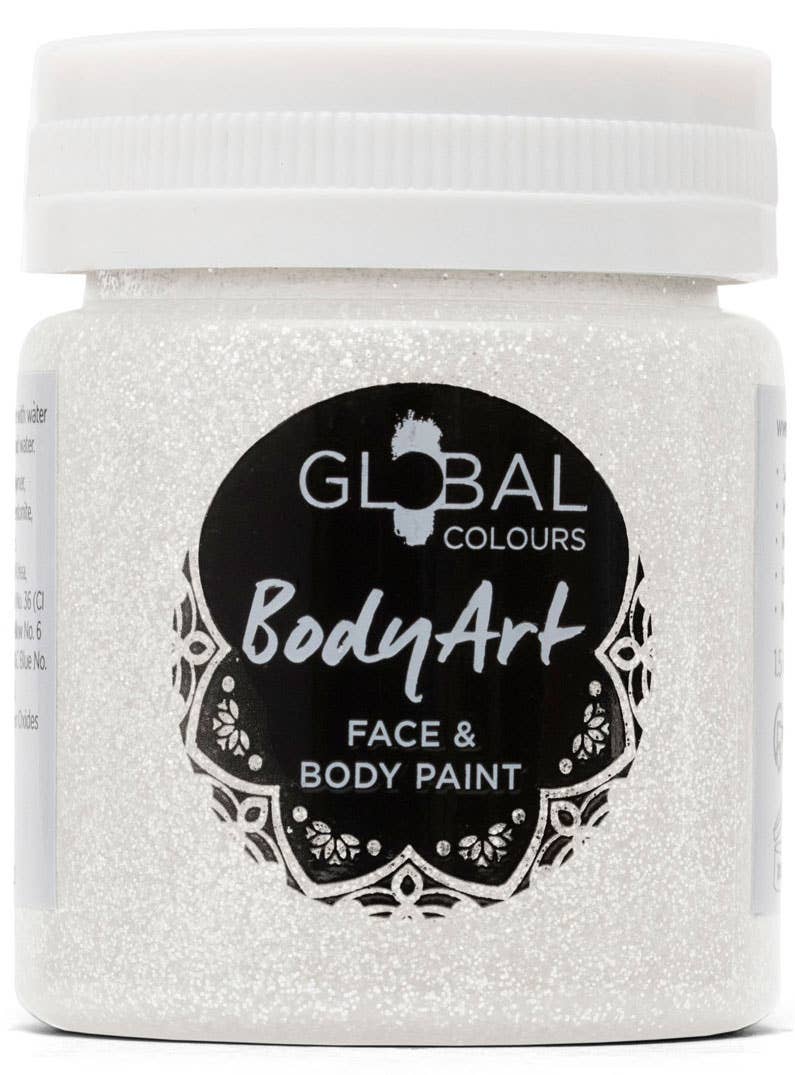 Clear Gel with Holographic Glitter Face and Body Fancy Dress Costume Makeup