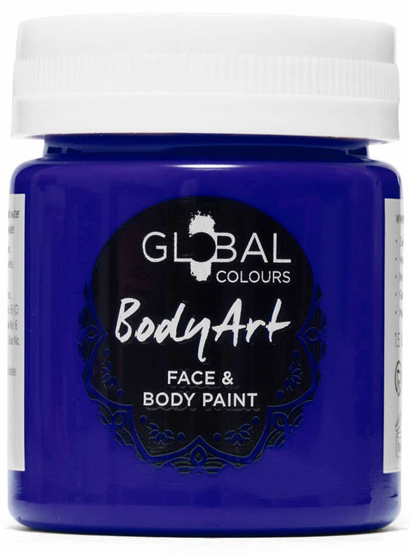 45ml Water Based Ultra Blue Face and Body Paint Makeup