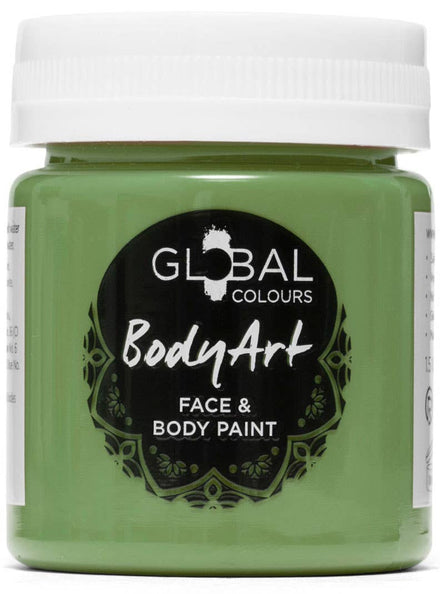 Green Oxide Face and Body Paint Water Based Costume Makeup in Jar