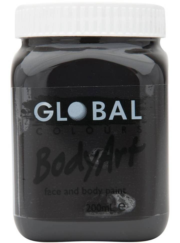 Black 200ml Tub of Cream Makeup