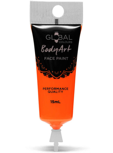 UV Reactive Orange 15ml Costume Makeup