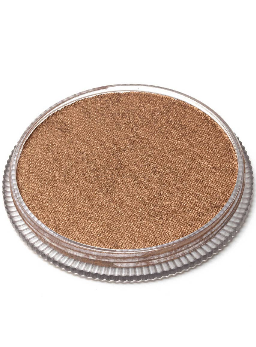 Metallic Bronze Powder Cake Makeup - Alternate Image