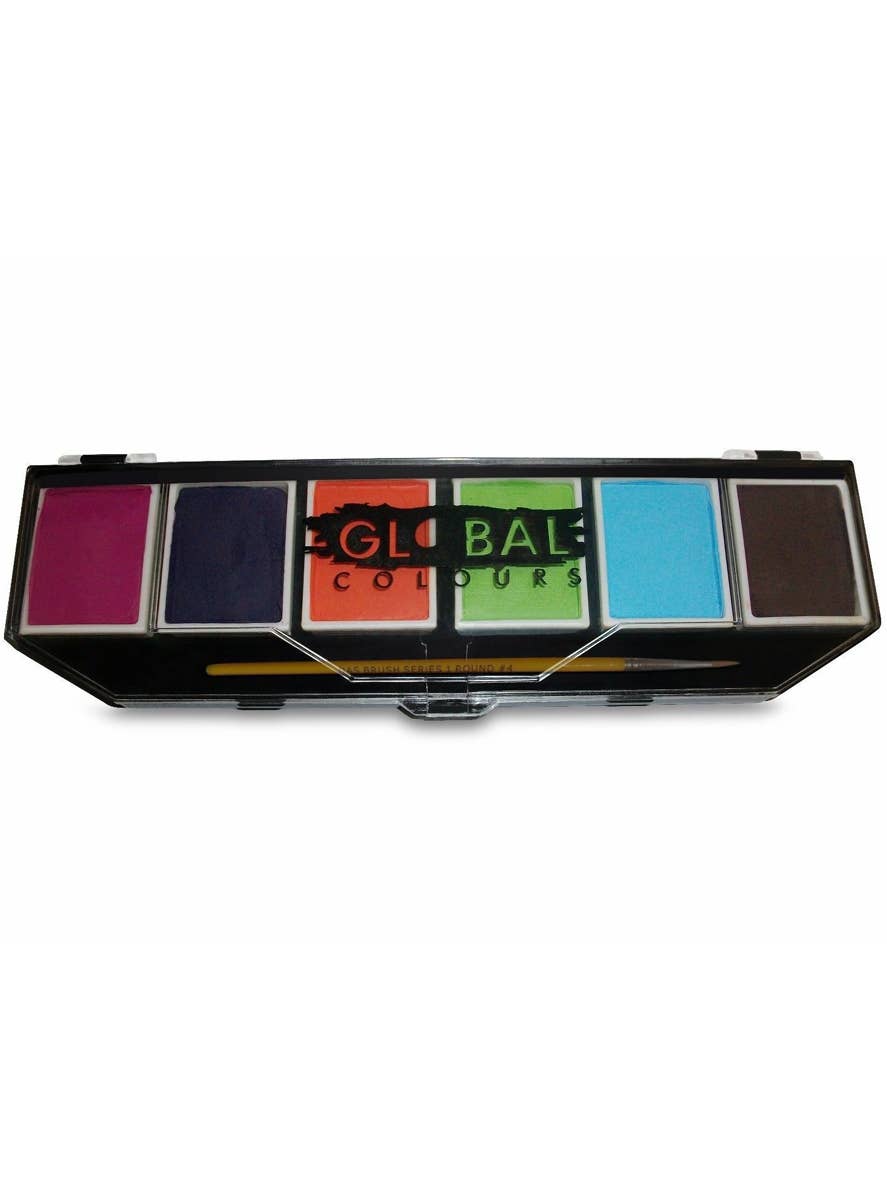 6 Pan Global Caribbean Makeup Palette