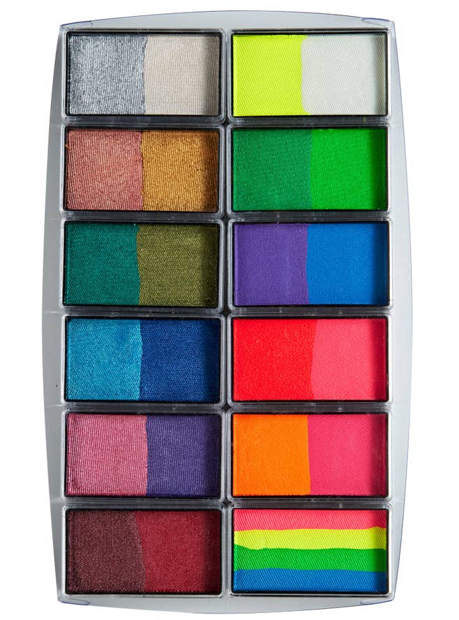 Bright and Shiny Global Colours Makeup Palette - Close Image