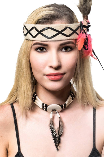 Native American Indian Beaded Choker Image 1