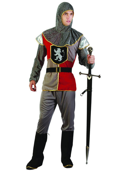 Medieval Knight Cheap Dress Up Costume for Men Main Image