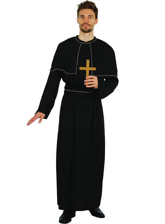 Men's Religious Priest Robe Dress Up Costume
