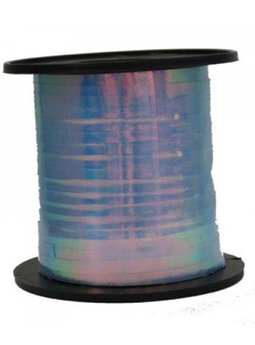 Image of Iridescent Blue 225cm Long Curling Ribbon