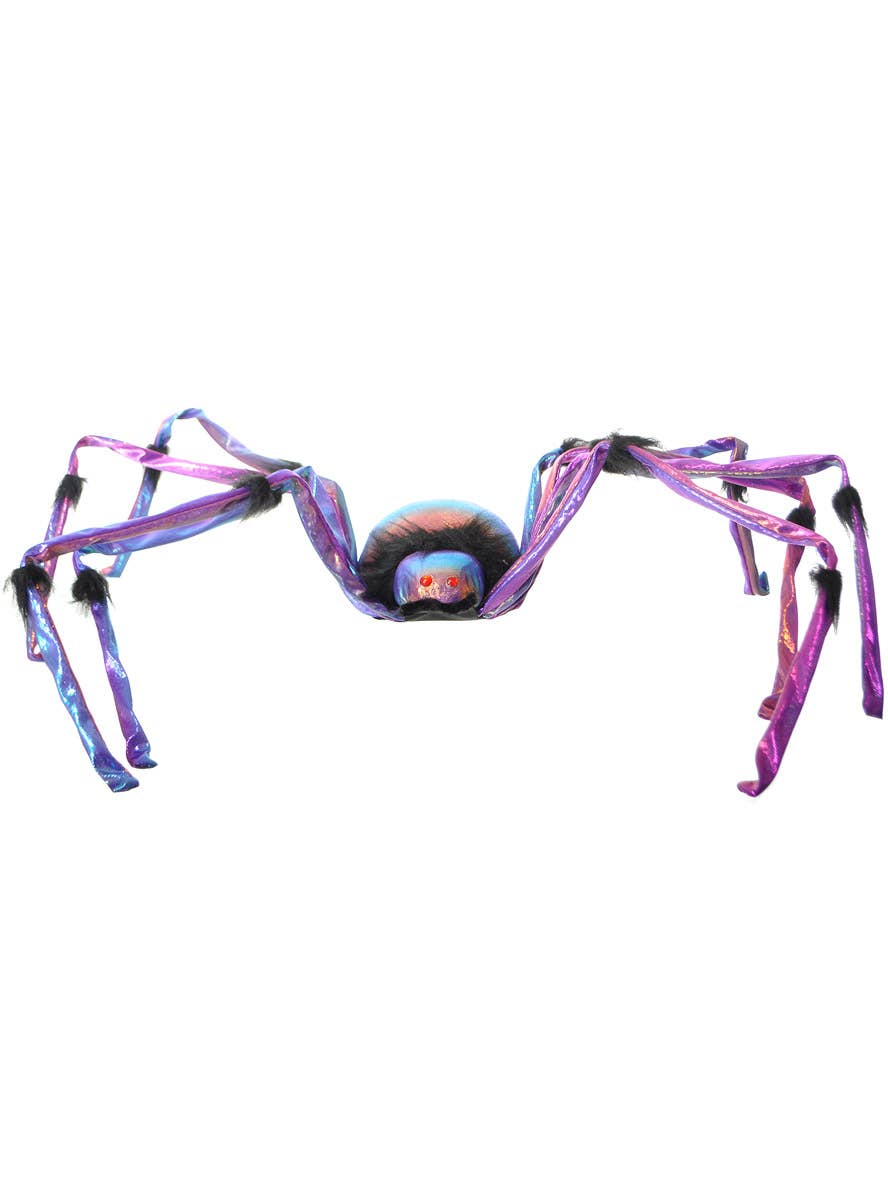 Image of Iridescent Purple Large Spider Halloween Decoration - Main Image