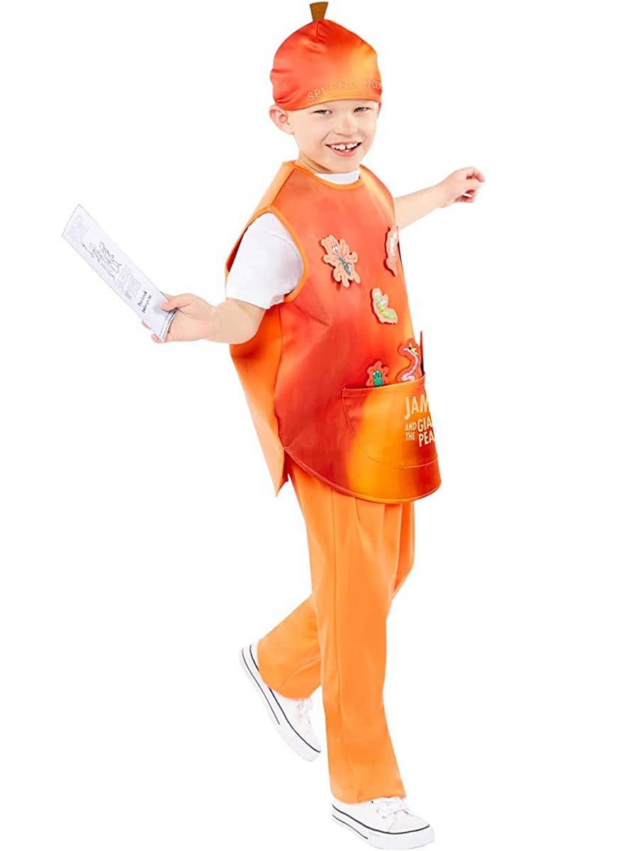 Image of James and the Giant Peach Boy's Roald Dahl Book Week Costume - Side View