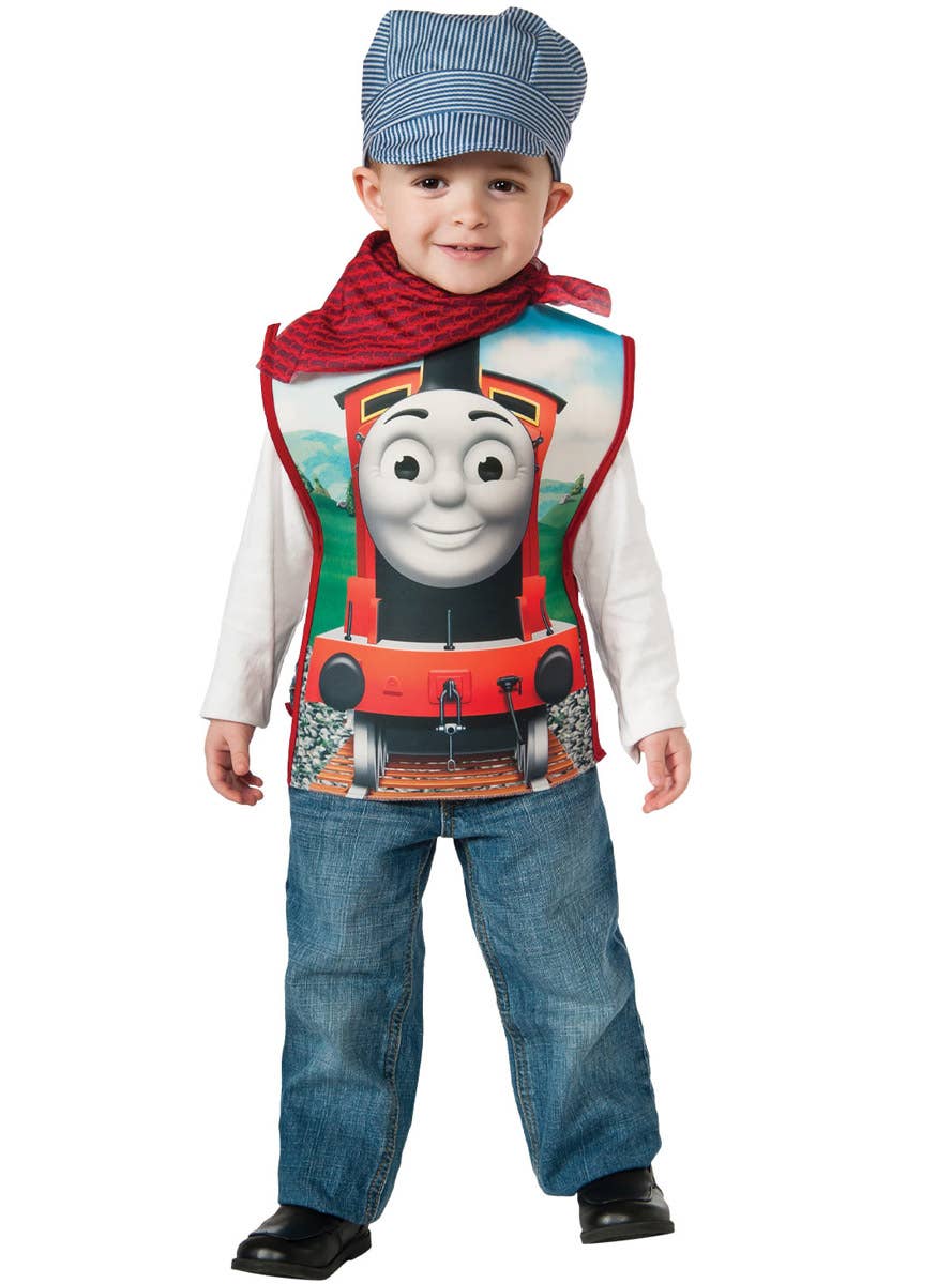 Image of Thomas the Tank Engine Toddler Boys James Costume - Main Image