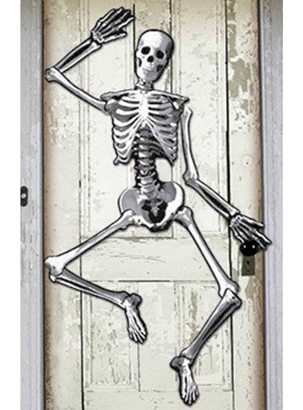 Image of Jointed Skeleton Cut Out Halloween Decoration