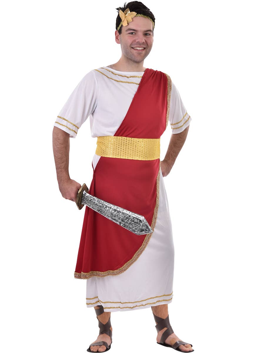 Image of Julius Caesar Men's Toga Costume