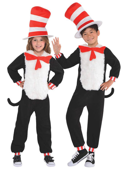 Unisex Kid's Dr Seuss Licensed Cat in the Hat Costume