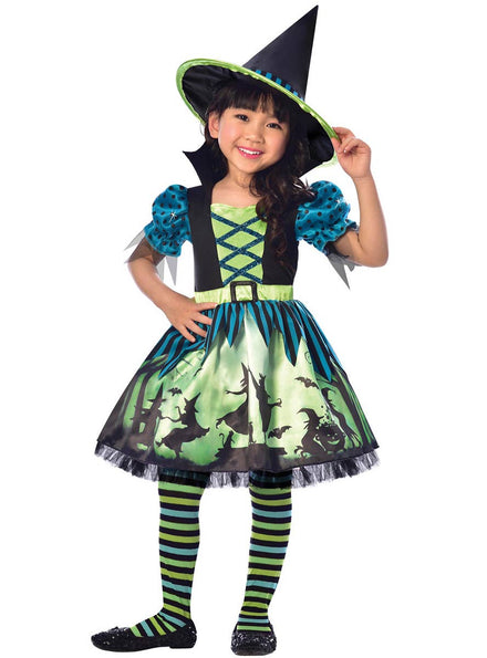 Image of Hocus Pocus Witch Girls Halloween Costume - Main Image