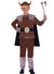 Boys Brown Viking Fancy Dress Costume