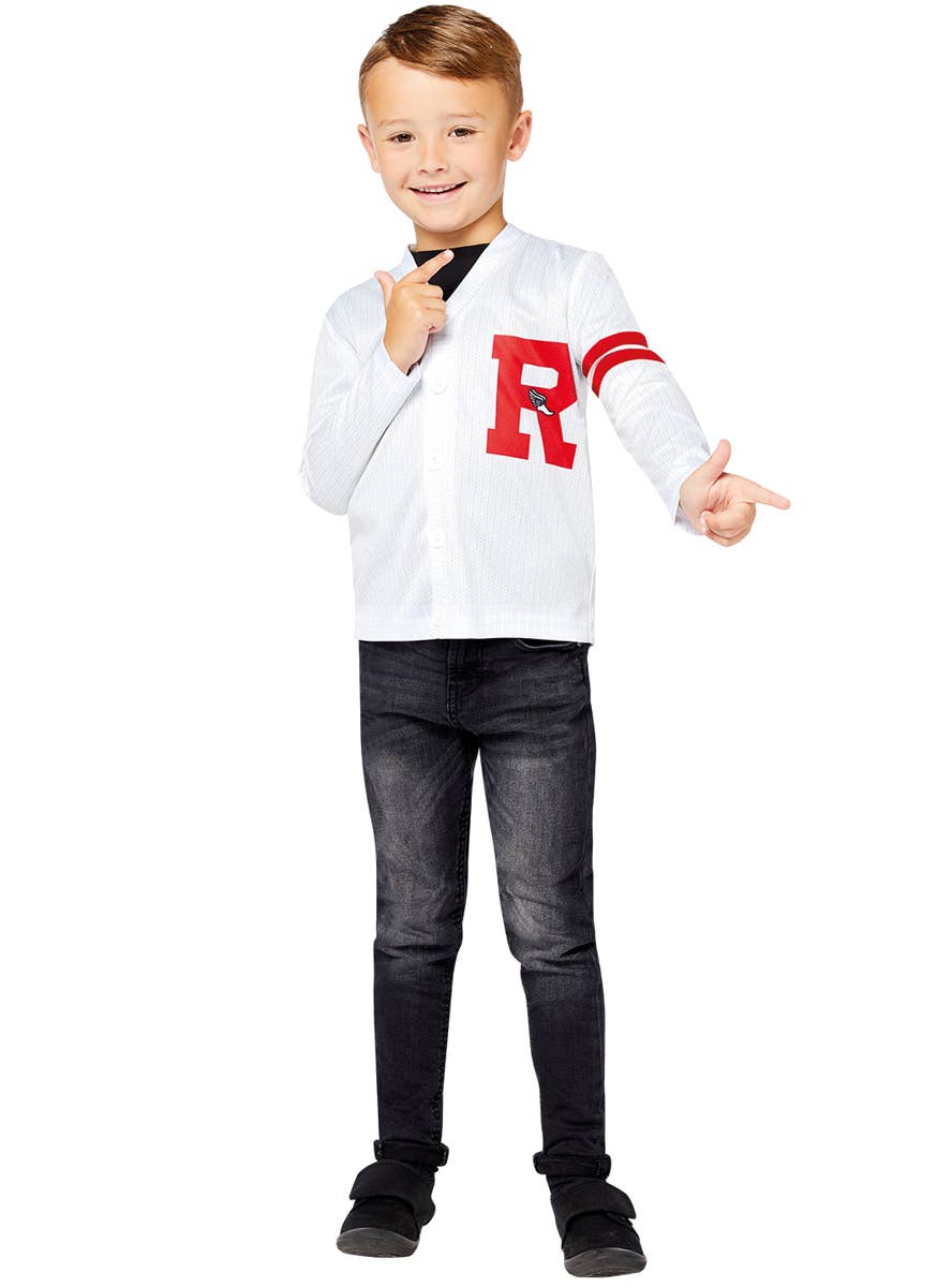 Rydell High Letterman Costume Jacket for Boys - Front Image