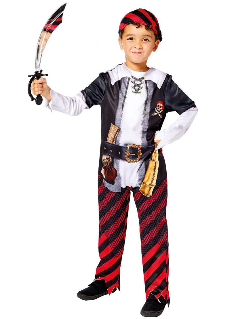 Boys Printed Sustainable Pirate Costume